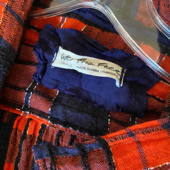Free People Plaid Shirt - Picture 2 of 5